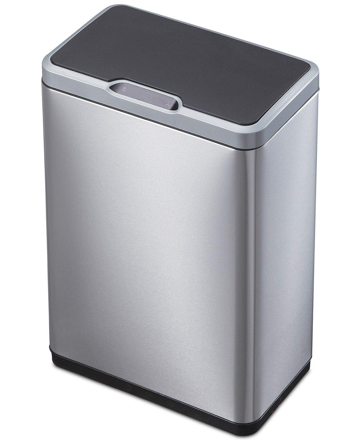 Lixeira Automatica 50 Litros Inox Com Sensor