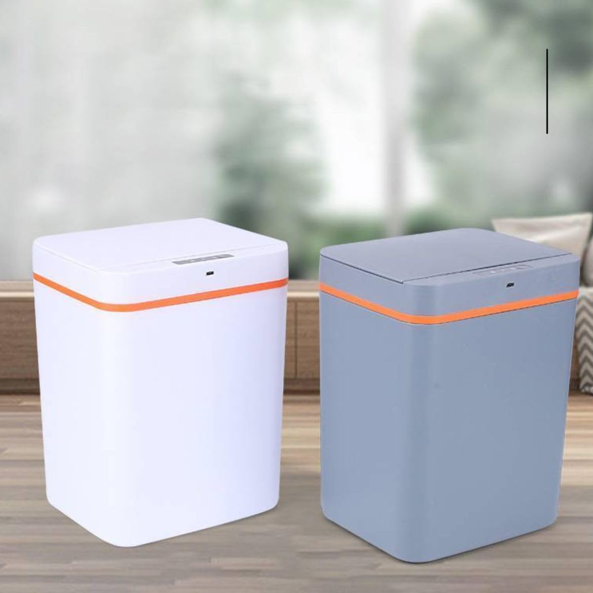 Lixeira Automatica com Sensor Inteligente 15L Sem Toque Recarregavel via