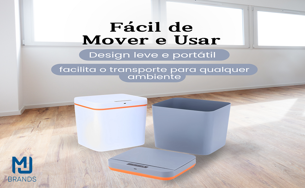Fácil de Mover e Usar