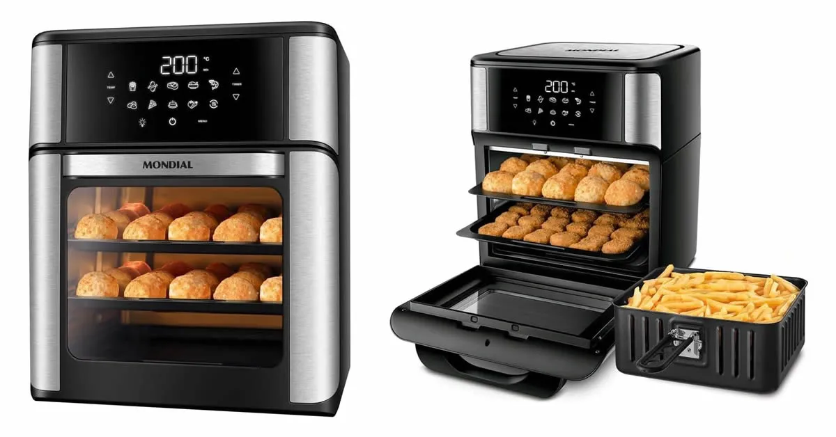 Review completo da Air Fryer Mondial AFON-12L-BI
