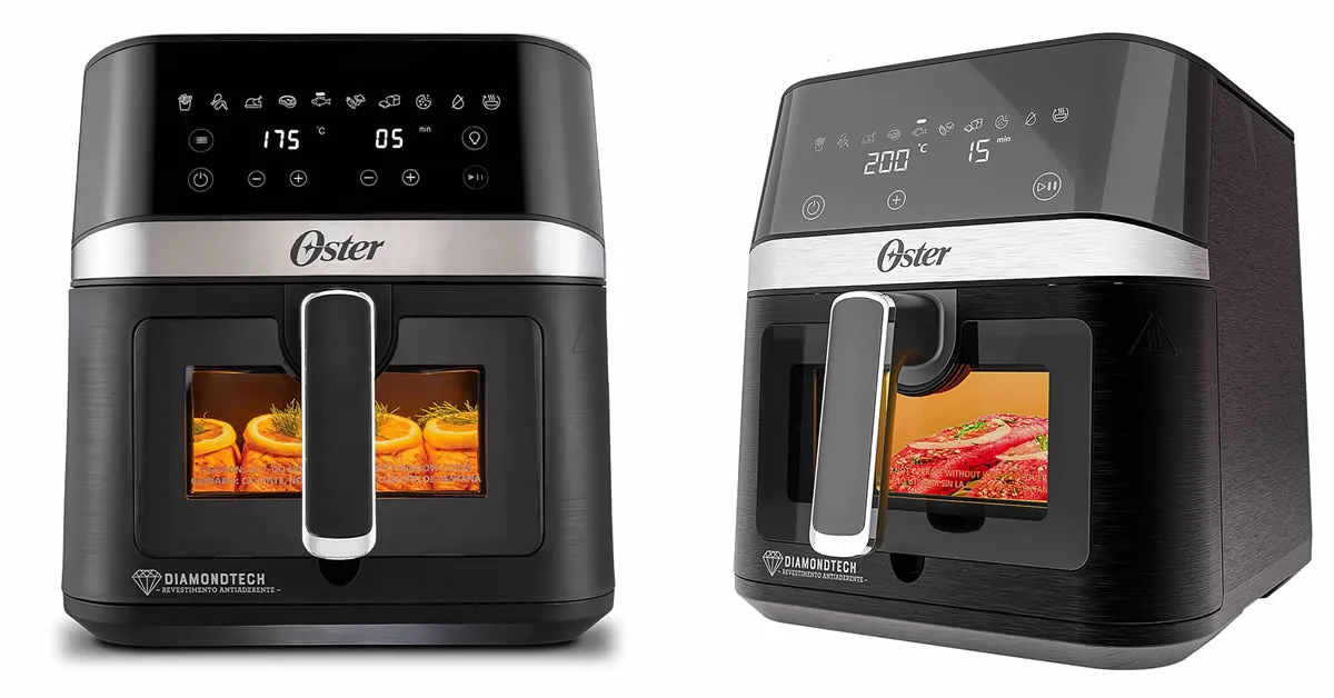 Review completo da Fritadeira Oster DiamondTech 6L vale a pena comprar.