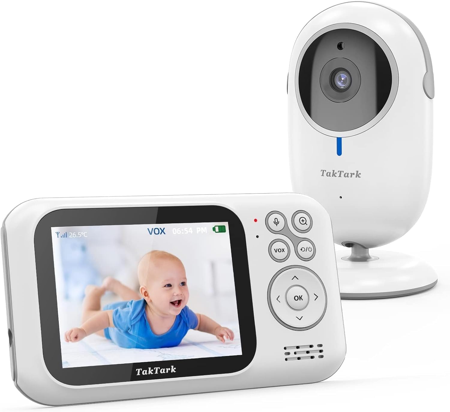 TakTark Baba Eletronica 32 Bebe Camera Sem WiFi Visao nocturna