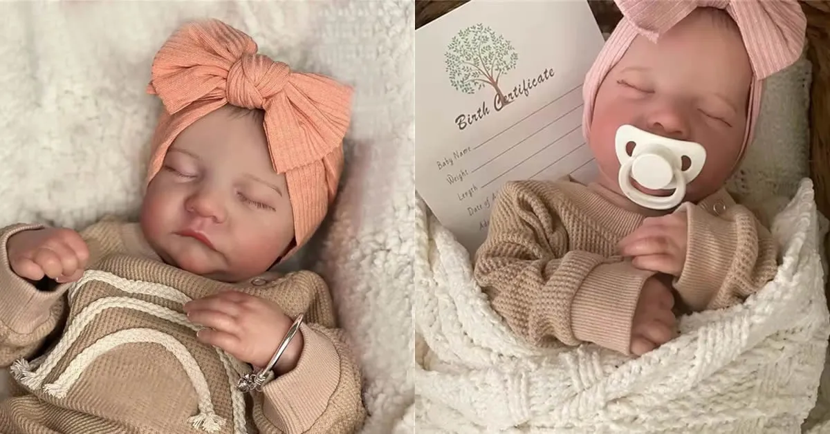Você sabia que existe uma boneca que parece um bebê de verdade.