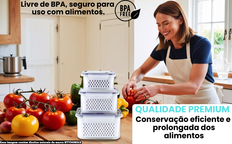 ORGANIZADOR DE GELADEIRA