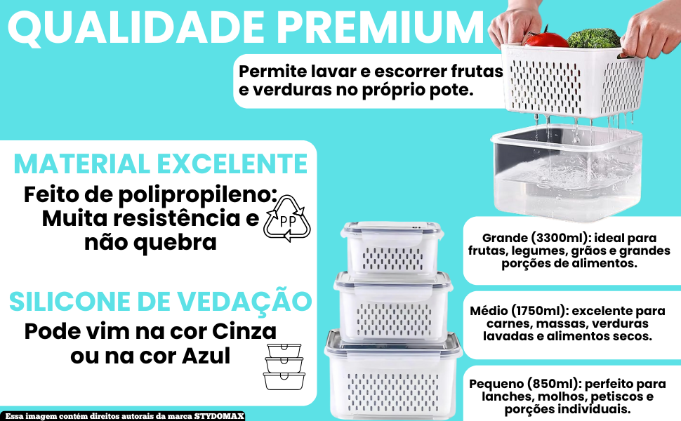 ORGANIZADOR DE GELADEIRA