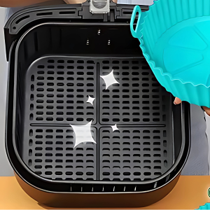 Forma e airfryer limpa