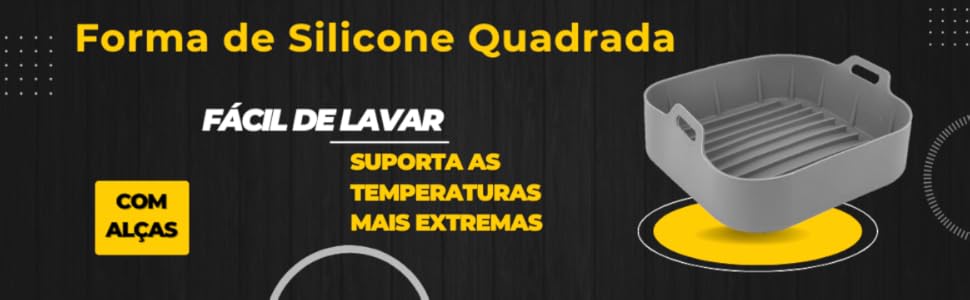 gen capa 2 cesta silicone quadrada