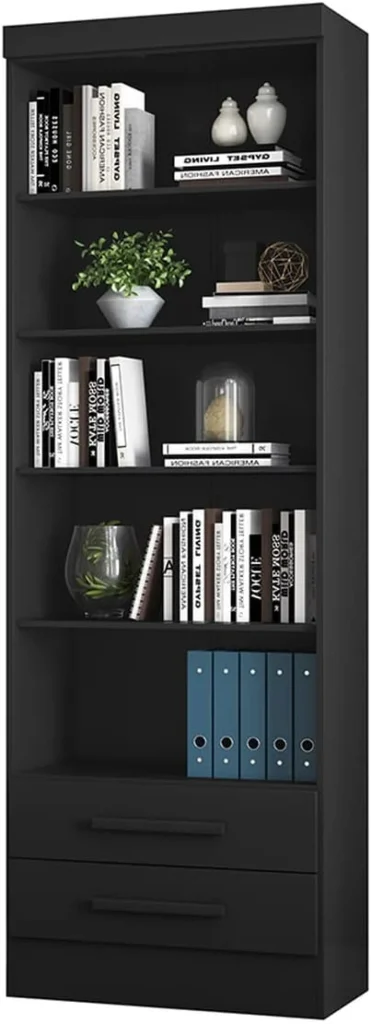 1757239212_Livreiro-Multiuso-Com-2-Gavetas-Preto-QMovi