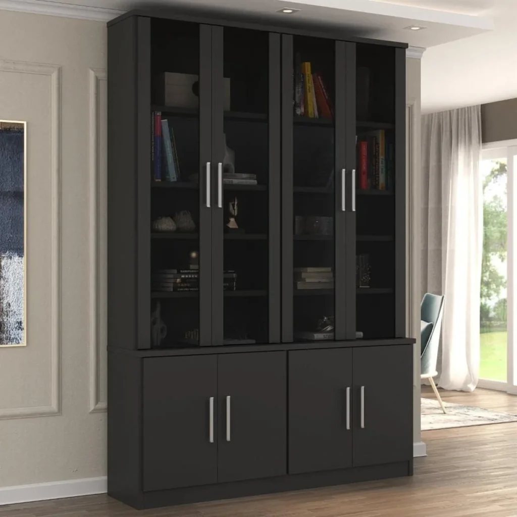 1766570424_Estante-para-Livros-8-Portas-Foscarini-Preto