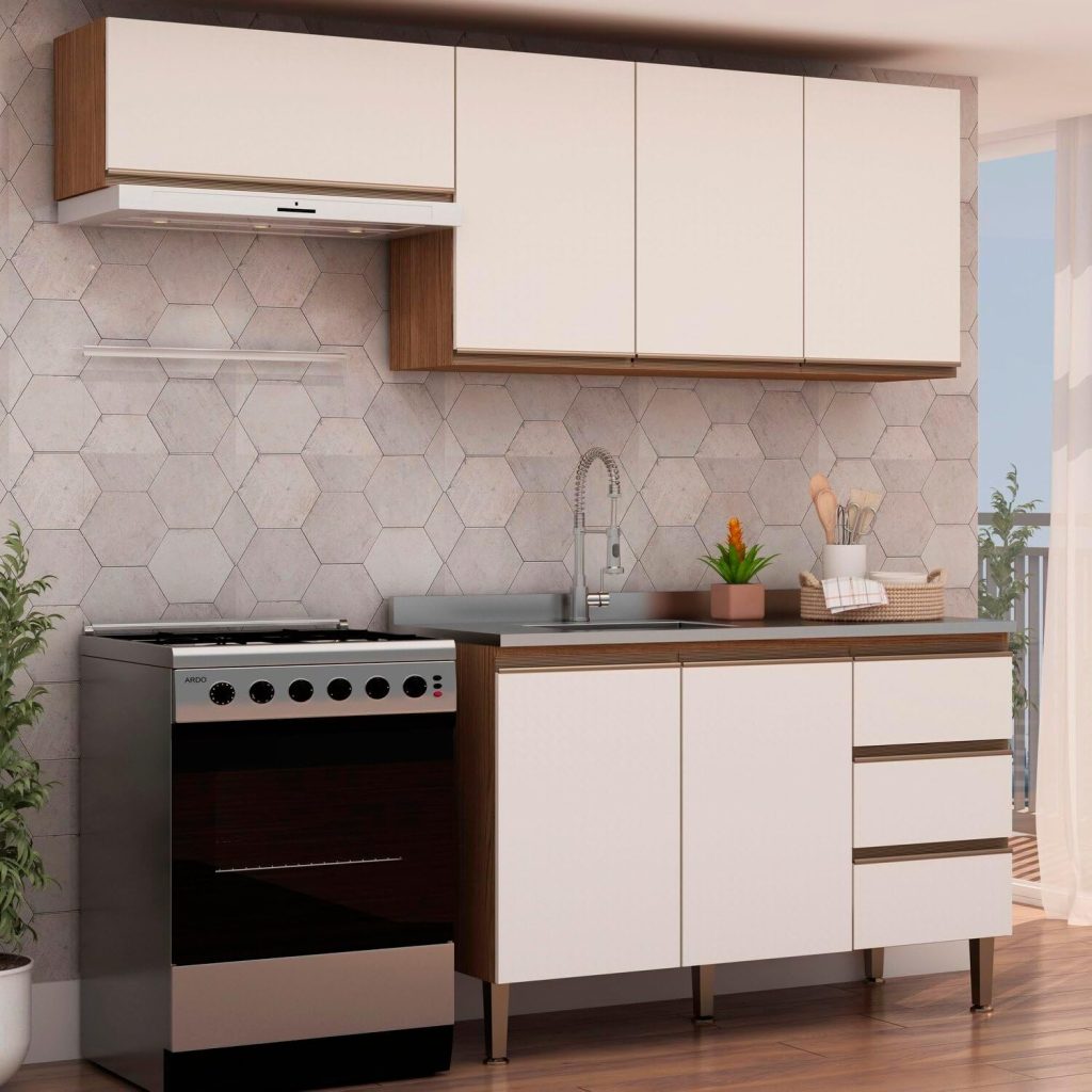 armário cozinha pequena